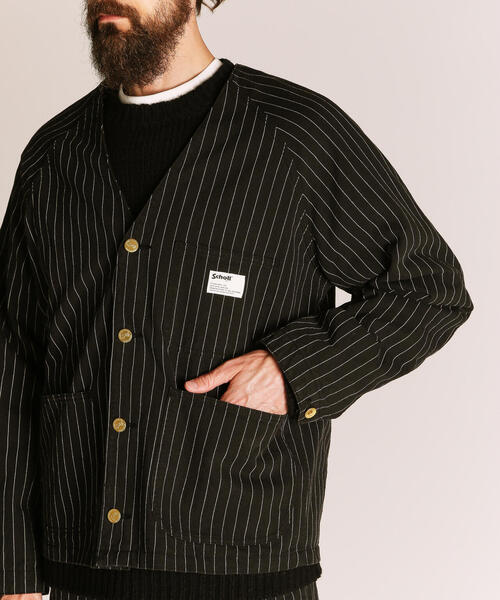 Schott/ショット/STRIPE ENGINEER JACKET/ストライプ エンジニア