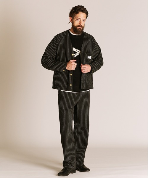 Schott/ショット/STRIPE ENGINEER JACKET/ストライプ エンジニア