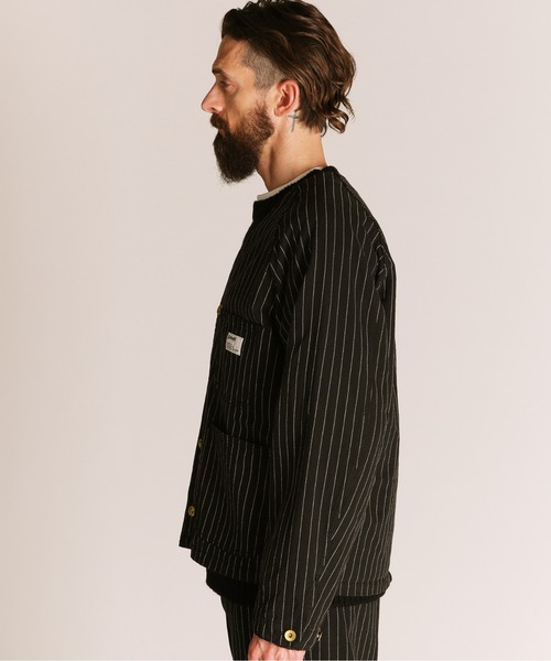 セール】Schott/ショット/STRIPE ENGINEER JACKET/ストライプ