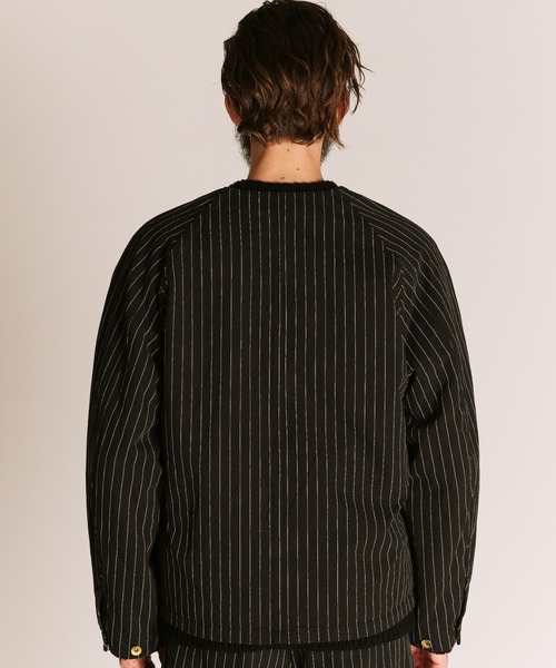 セール】Schott/ショット/STRIPE ENGINEER JACKET/ストライプ