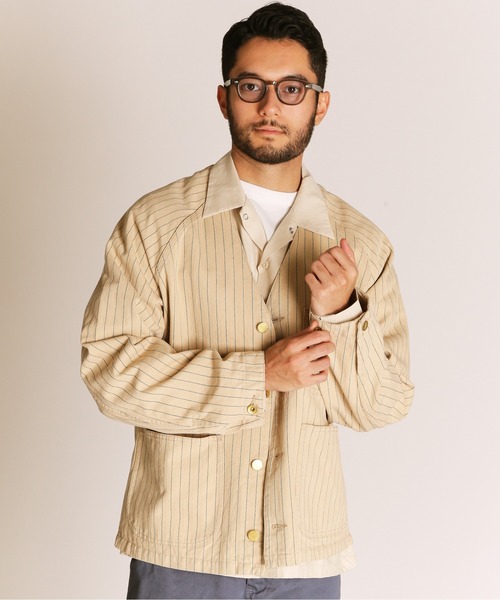 セール】Schott/ショット/STRIPE ENGINEER JACKET/ストライプ