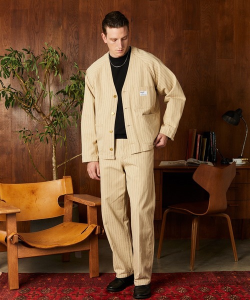 セール】Schott/ショット/STRIPE ENGINEER JACKET/ストライプ