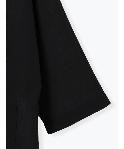 Lugnoncure（ルノンキュール）の「シアードルマンジャケット（ノーカラージャケット・レディース・ベージュ/ブラック/カーキ・F）」の18枚目の写真