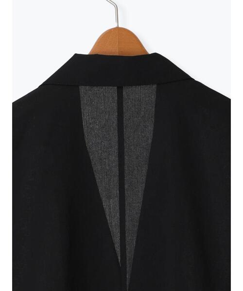 Lugnoncure（ルノンキュール）の「シアードルマンジャケット（ノーカラージャケット・レディース・ベージュ/ブラック/カーキ・F）」の20枚目の写真