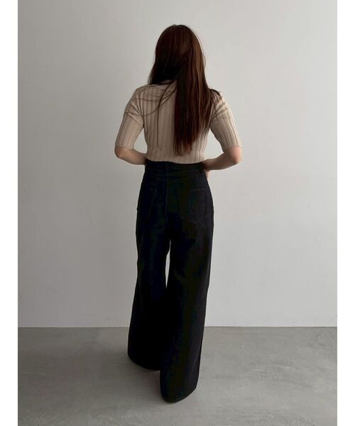 LAGUNAMOON(ラグナムーン)の「【機能性アイテム】ウォッシャブルビックカラーニットプルオーバー 秋服(ニット/セーター・レディース・ミント/ベージュ/ブラウン・FREE)」の18枚目の写真