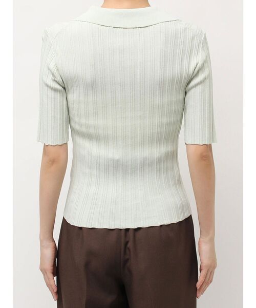 LAGUNAMOON(ラグナムーン)の「【機能性アイテム】ウォッシャブルビックカラーニットプルオーバー 秋服(ニット/セーター・レディース・ミント/ベージュ/ブラウン・FREE)」の6枚目の写真