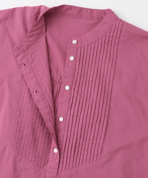 URBAN RESEARCH Sonny Label（アーバンリサーチサニーレーベル）の「エアリーコットンピンタックドレスシャツ（Tシャツ/カットソー・レディース・ブラック/オフホワイト/ブルー/ピンク・FREE）」の9枚目の写真