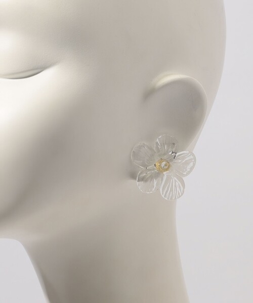 LEVENS（レヴェンス）の「LEVENS JEWELS NARCISO 片耳ピアス（ピアス（片耳用）・レディース・クリア・FREE）」の5枚目の写真