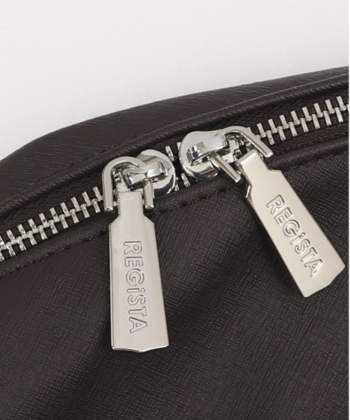 REGiSTA（レジスタ）の「REGiSTA Saffiano Boston Bag（ボストンバッグ・メンズ・ダークブラウン/ブラック・FREE）」の10枚目の写真