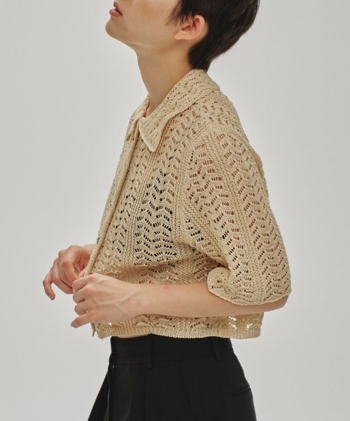 TODAYFUL LaceKnitshirt ベージュ TODAYFUL SALE20%OFF トゥデイフル 2025springsummer トップス