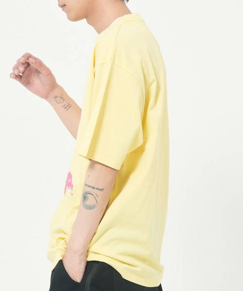 BETTY BOOP(ベティ・ブープ)の「BETTYトラバブTEE(M1)(Tシャツ/カットソー・メンズ・ブラック/パープル/イエロー/カーキ/ホワイト・X-LARGE/LARGE/MEDIUM)」の14枚目の写真