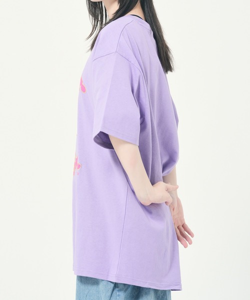BETTY BOOP(ベティ・ブープ)の「BETTYトラバブTEE(M1)(Tシャツ/カットソー・メンズ・ブラック/パープル/イエロー/カーキ/ホワイト・X-LARGE/LARGE/MEDIUM)」の11枚目の写真