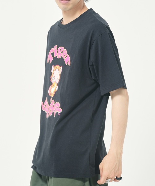 BETTY BOOP(ベティ・ブープ)の「BETTYトラバブTEE(M1)(Tシャツ/カットソー・メンズ・ブラック/パープル/イエロー/カーキ/ホワイト・X-LARGE/LARGE/MEDIUM)」の20枚目の写真