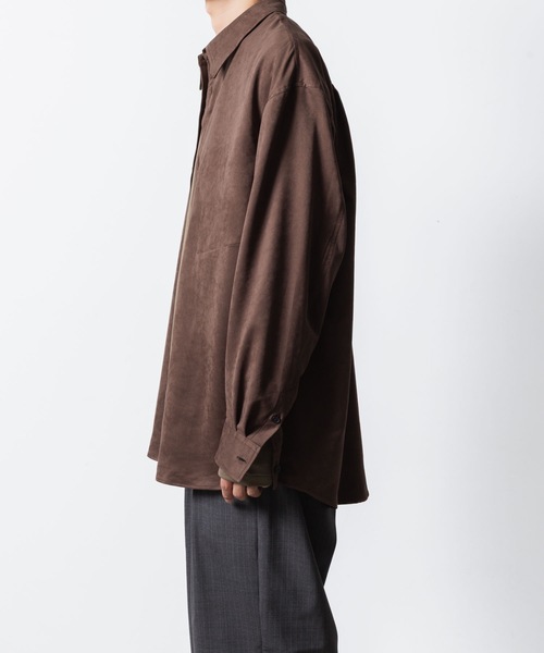 シンセティック スエードレザー L/S SHIRT / SYNTHETIC SUEDE