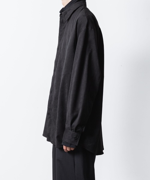 シンセティック スエードレザー L/S SHIRT / SYNTHETIC SUEDE