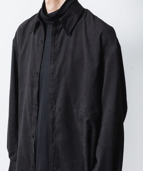 VEIN (ヴェイン)の「シンセティック スエードレザー L/S SHIRT / SYNTHETIC SUEDE LEATHER L/S SHIRT(シャツ/ブラウス・メンズ・ブラック/ブラウン・1/3/2)」の22枚目の写真