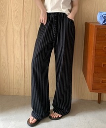 YUGA_YGMC Striped loose silhouette pants