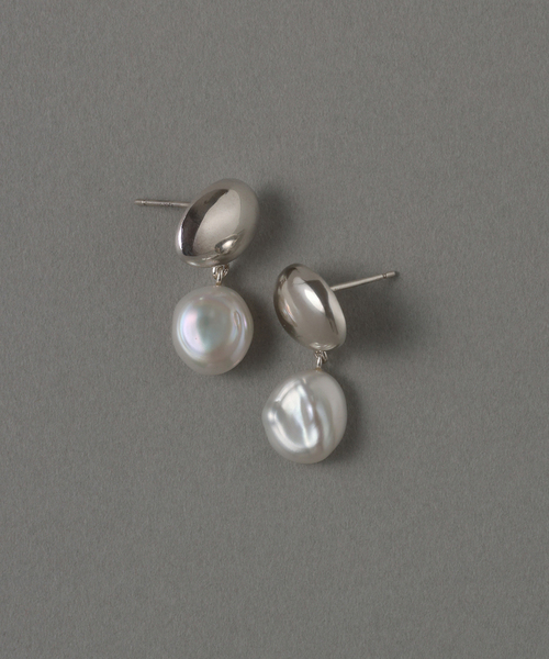 《WEB限定》【SAMH by LILAS】ケシパールピアス SV(両耳)