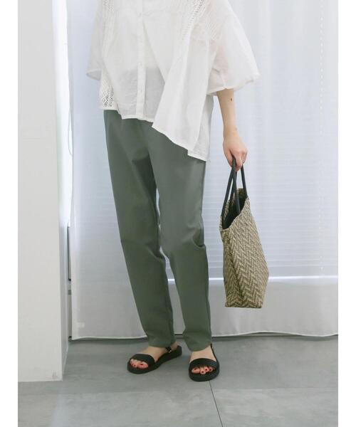 Samansa Mos2 blue(サマンサモスモスブルー)の「【接触冷感】ストレッチパンツ(その他パンツ・レディース・ブルー/ブラック/グリーン・F)」の20枚目の写真