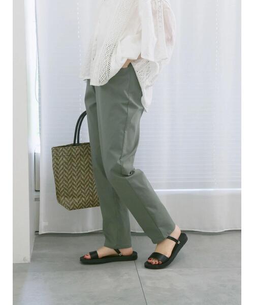 Samansa Mos2 blue(サマンサモスモスブルー)の「【接触冷感】ストレッチパンツ(その他パンツ・レディース・ブルー/ブラック/グリーン・F)」の21枚目の写真