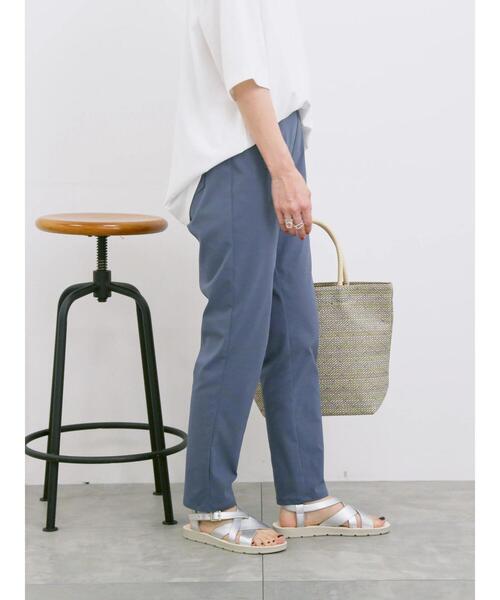 Samansa Mos2 blue(サマンサモスモスブルー)の「【接触冷感】ストレッチパンツ(その他パンツ・レディース・ブルー/ブラック/グリーン・F)」の7枚目の写真