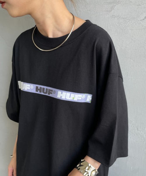 関税込み♪【HUF】Admission ロゴ ★ 半袖 Tシャツ HUF/ハフ] ADMISSION バックプリント ショートスリーブTシャツ