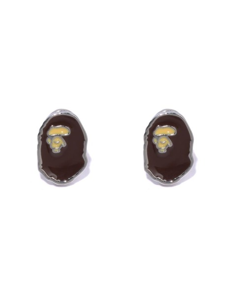 A BATHLNG APEのピアス APE HEAD SILVER EARRINGS | bape.com