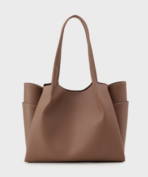 OPAQUE.CLIP(オペークドットクリップ)の「【軽量/多ポケット】ワイドマチ付きシュリンクトートバッグ(トートバッグ・レディース・ボルドー/ブラック/ブラウン系・00)」の19枚目の写真