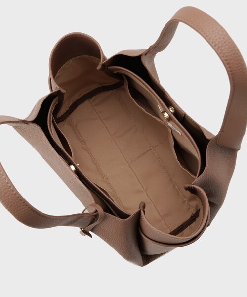 OPAQUE.CLIP(オペークドットクリップ)の「【軽量/多ポケット】ワイドマチ付きシュリンクトートバッグ(トートバッグ・レディース・ボルドー/ブラック/ブラウン系・00)」の17枚目の写真