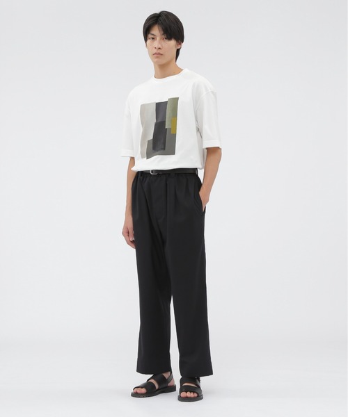 COLLAGE PRINT COTTON JERSEY（Tシャツ/カットソー）｜MARGARET