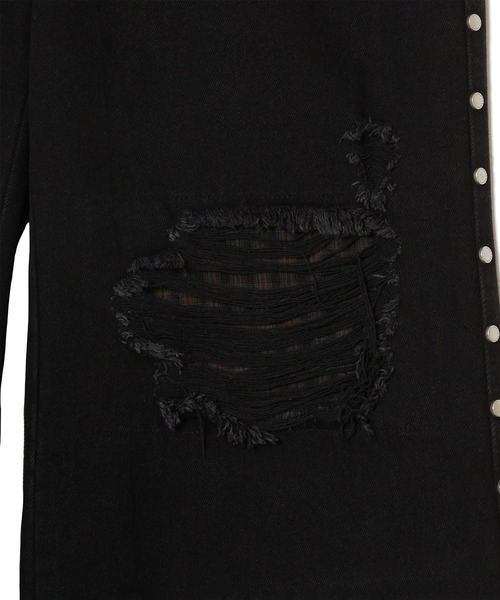 REPAIRED STUDDED BAGGY PANTS（デニムパンツ）｜AFB（エーエフビー