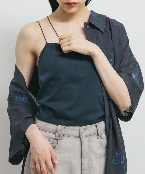 アシンメトリーカップ付キャミ（キャミソール）｜KBF