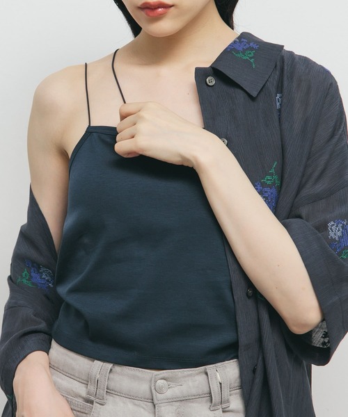 アシンメトリーカップ付キャミ（キャミソール）｜KBF