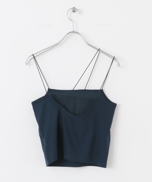 KBF（ケイビーエフ）の「アシンメトリーカップ付キャミ（キャミソール・レディース・ネイビー/ブラック/オフホワイト・ONE）」の15枚目の写真