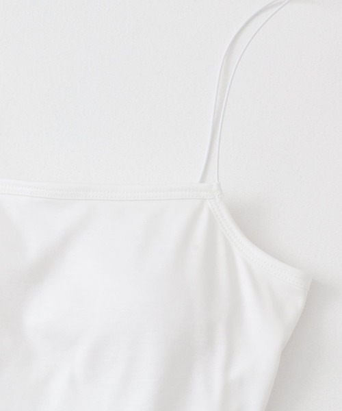 KBF（ケイビーエフ）の「アシンメトリーカップ付キャミ（キャミソール・レディース・ネイビー/ブラック/オフホワイト・ONE）」の12枚目の写真