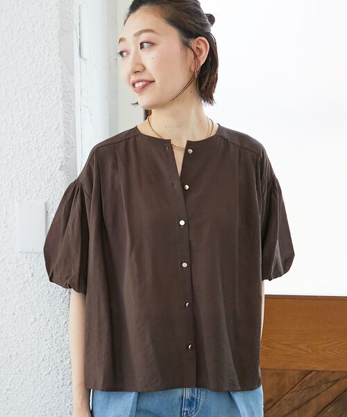le.coeur blanc（ルクールブラン）の「サテンノーカラーバルーン