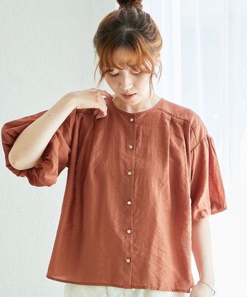le.coeur blanc（ルクールブラン）の「サテンノーカラーバルーン