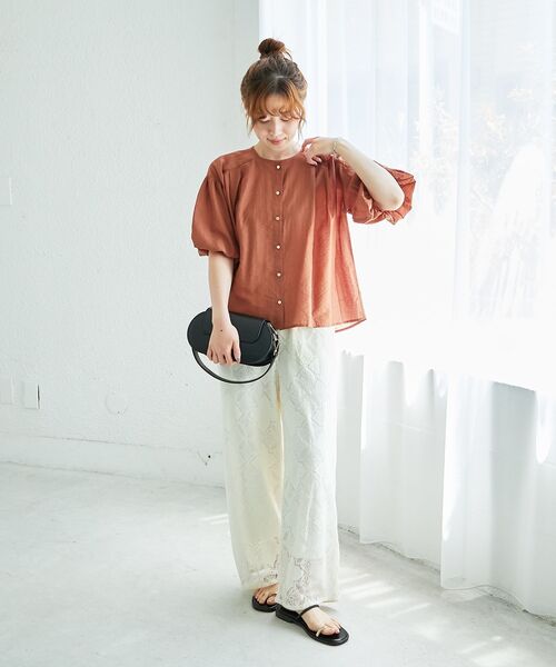 le.coeur blanc（ルクールブラン）の「サテンノーカラーバルーン