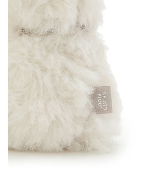 gelato pique（ジェラートピケ）の「ファーベアチャーム（チャーム・レディース・オフホワイト/ピンク/ブルー/ダークグレー/ベージュ・F）」の11枚目の写真