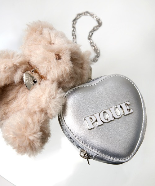 gelato pique（ジェラートピケ）の「ファーベアチャーム（チャーム・レディース・オフホワイト/ピンク/ブルー/ダークグレー/ベージュ・F）」の17枚目の写真