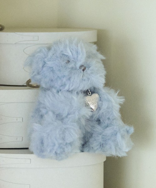 gelato pique（ジェラートピケ）の「ファーベアチャーム（チャーム・レディース・オフホワイト/ピンク/ブルー/ダークグレー/ベージュ・F）」の15枚目の写真