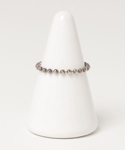 hobo（ホーボー）の「hobo/ホーボー BALL CHAIN RING 925 SILVER with BRASS（リング・メンズ・シルバー・MEDIUM）」の2枚目の写真
