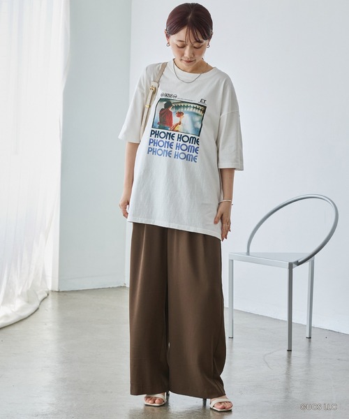 SCREEN STARS（スクリーンスターズ）の「E.T.｜ムービー フォトTシャツ（Tシャツ/カットソー・レディース・ブラック/ホワイト・M/L）」の21枚目の写真