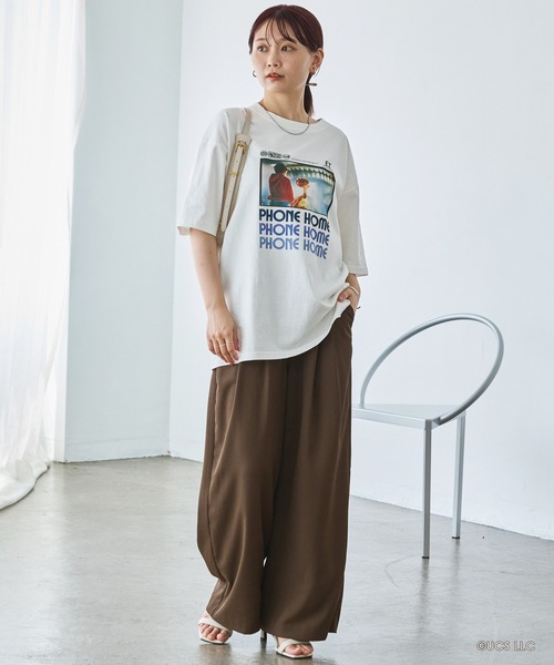 SCREEN STARS（スクリーンスターズ）の「E.T.｜ムービー フォトTシャツ（Tシャツ/カットソー・レディース・ブラック/ホワイト・M/L）」の22枚目の写真