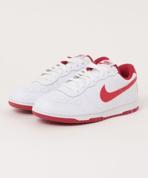 NIKE(ナイキ)の「《NIKE》ビッグLOW(スニーカー・メンズ・ホワイト×レッド/ホワイト×ネイビー/ホワイト×グレー/ブラック×ホワイト/ブラック×ブルー/ホワイト×ブラック・26.5cm/27.5cm/26.0cm/25.5cm/27.0cm/28.0cm/29.0cm/25.0cm/28.5cm)」の2枚目の写真