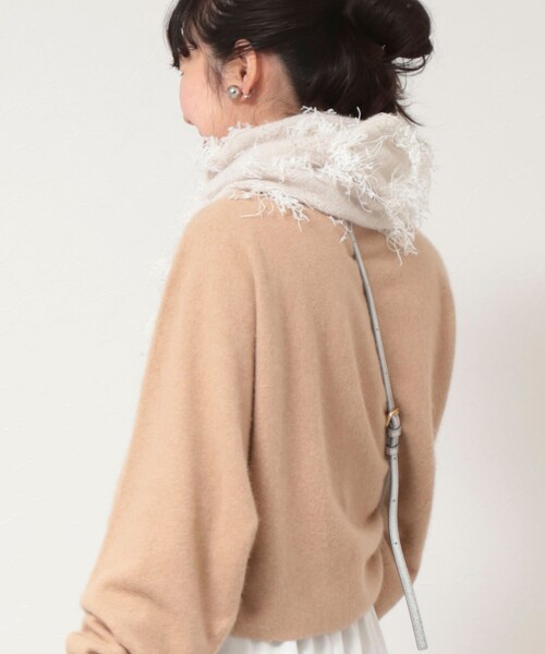 NOLLEY’S（ノーリーズ）の「トライアングルシャワストール（ストール/ショール・レディース・ライトグレー/キナリ・FREE）」の10枚目の写真