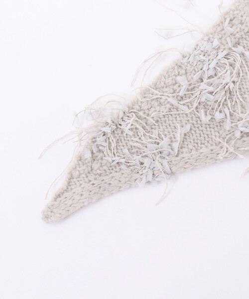 NOLLEY’S（ノーリーズ）の「トライアングルシャワストール（ストール/ショール・レディース・ライトグレー/キナリ・FREE）」の17枚目の写真