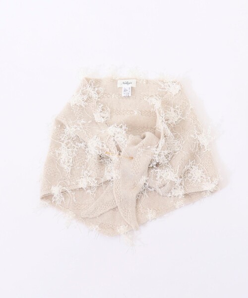 NOLLEY’S（ノーリーズ）の「トライアングルシャワストール（ストール/ショール・レディース・ライトグレー/キナリ・FREE）」の3枚目の写真