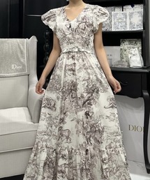 YUGA_YGMC Puff sleeve long dress