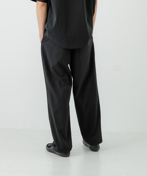 美品　19AW/LYCRA STRETCH EASY PANTS Charcoal all day wide flare pants & trousers for women xxxxl to